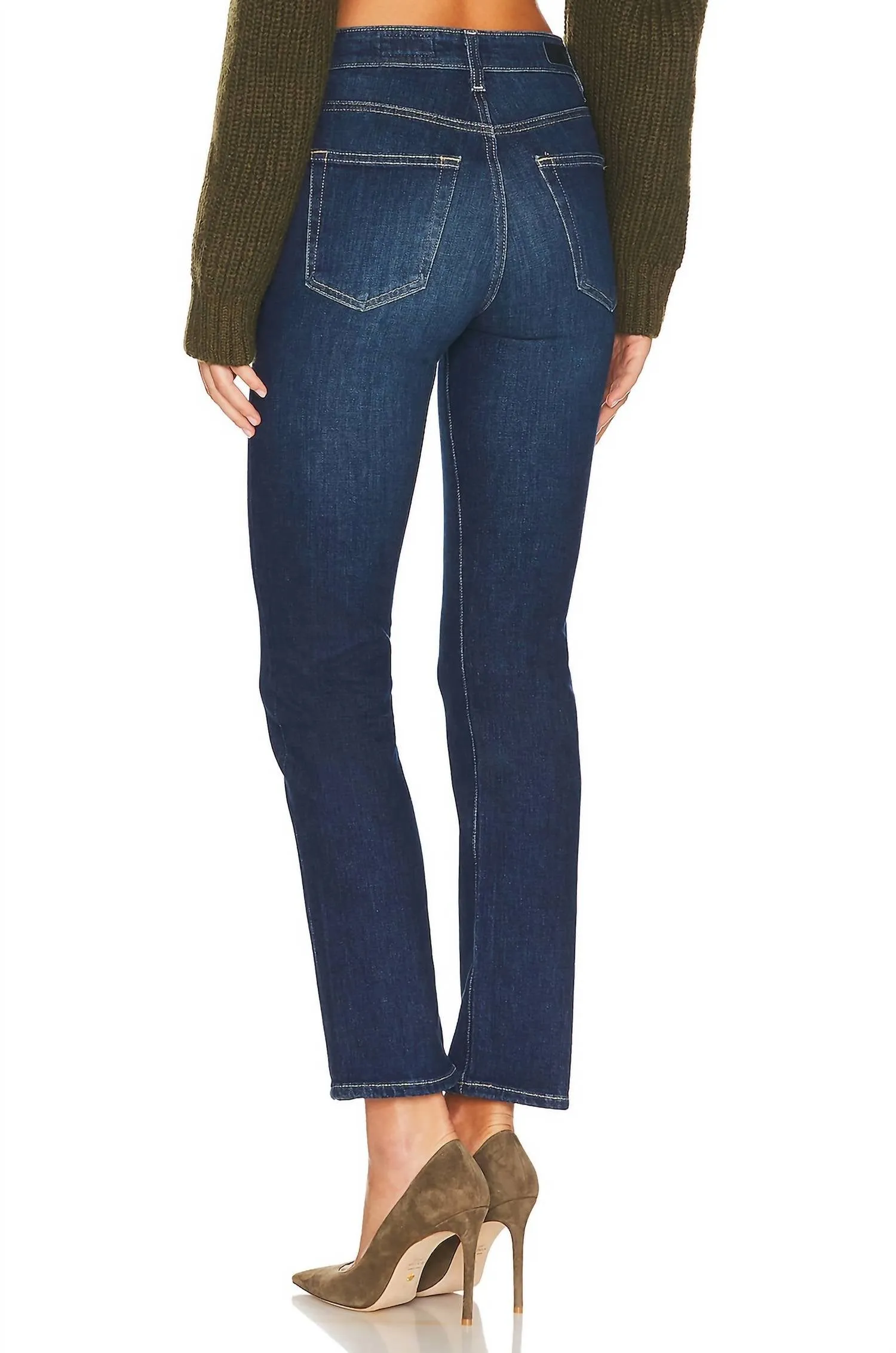 Ag Jeans - Saige Hi Rise Straight Leg Jeans
