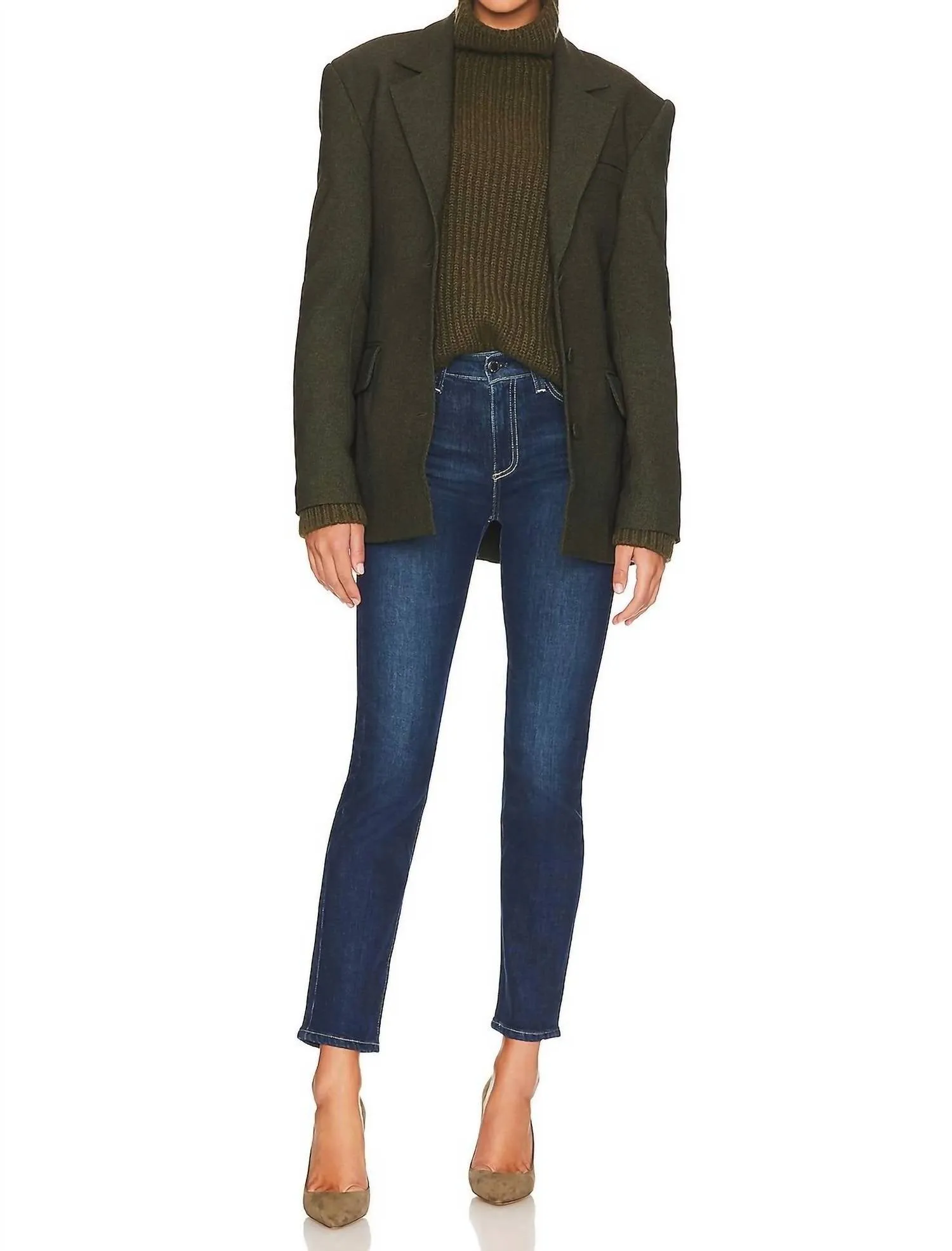 Ag Jeans - Saige Hi Rise Straight Leg Jeans