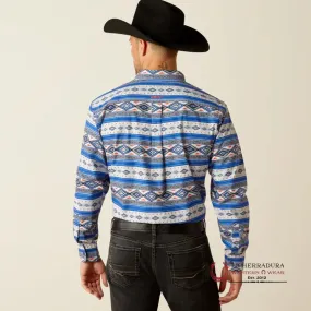 ARIAT CLASSIC  RYDER ROYAL BLUE LONG SLEEVE SHIRT