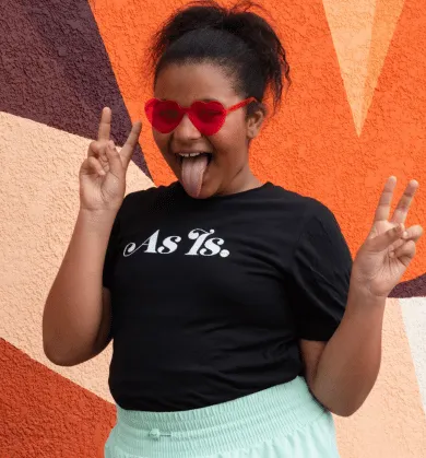 As Is Black T-shirt