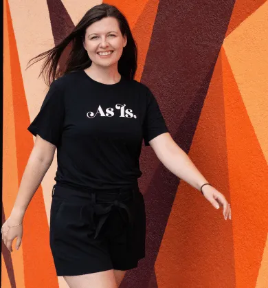 As Is Black T-shirt
