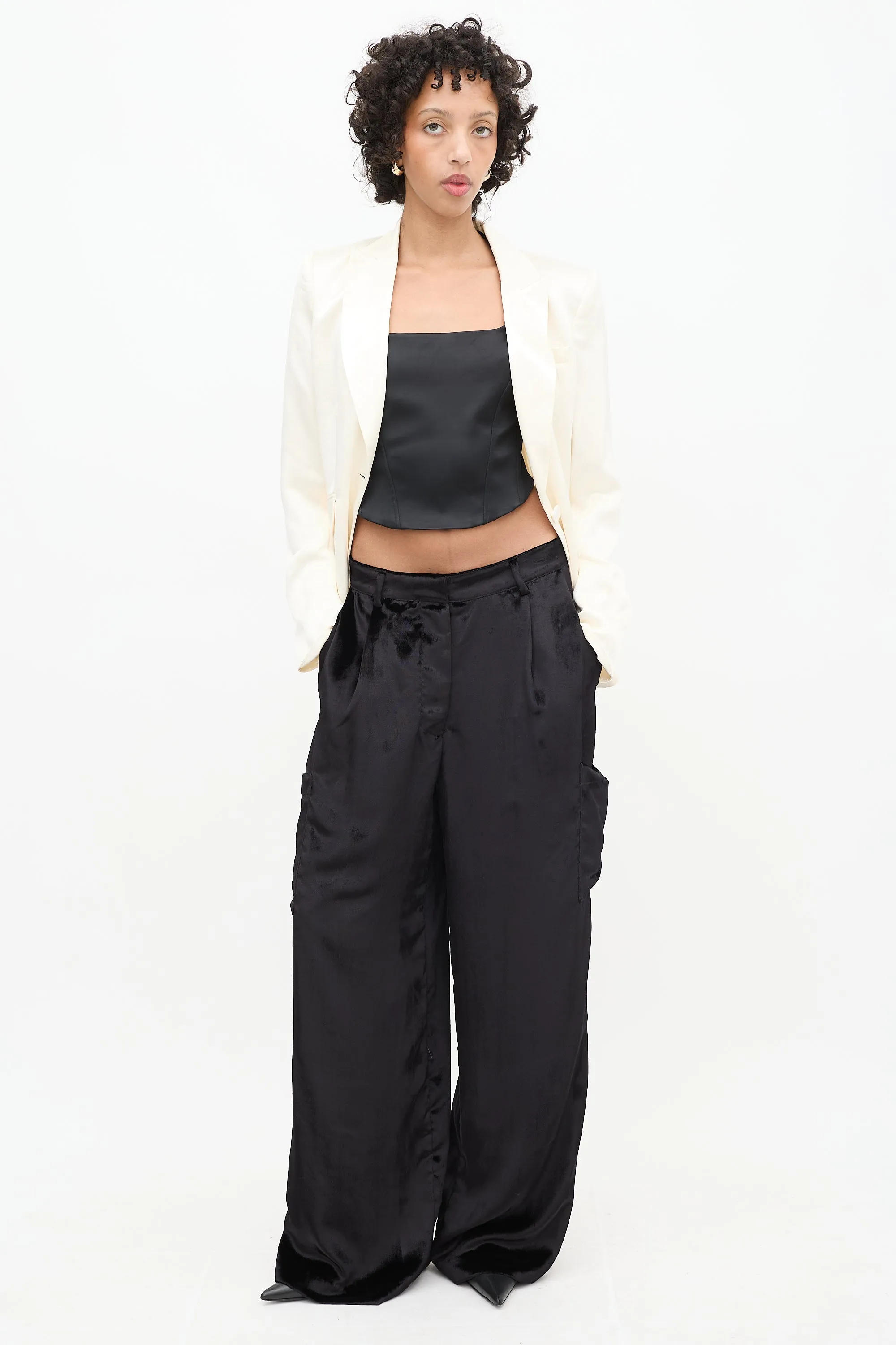 Black Velvet Luli Cargo Trouser