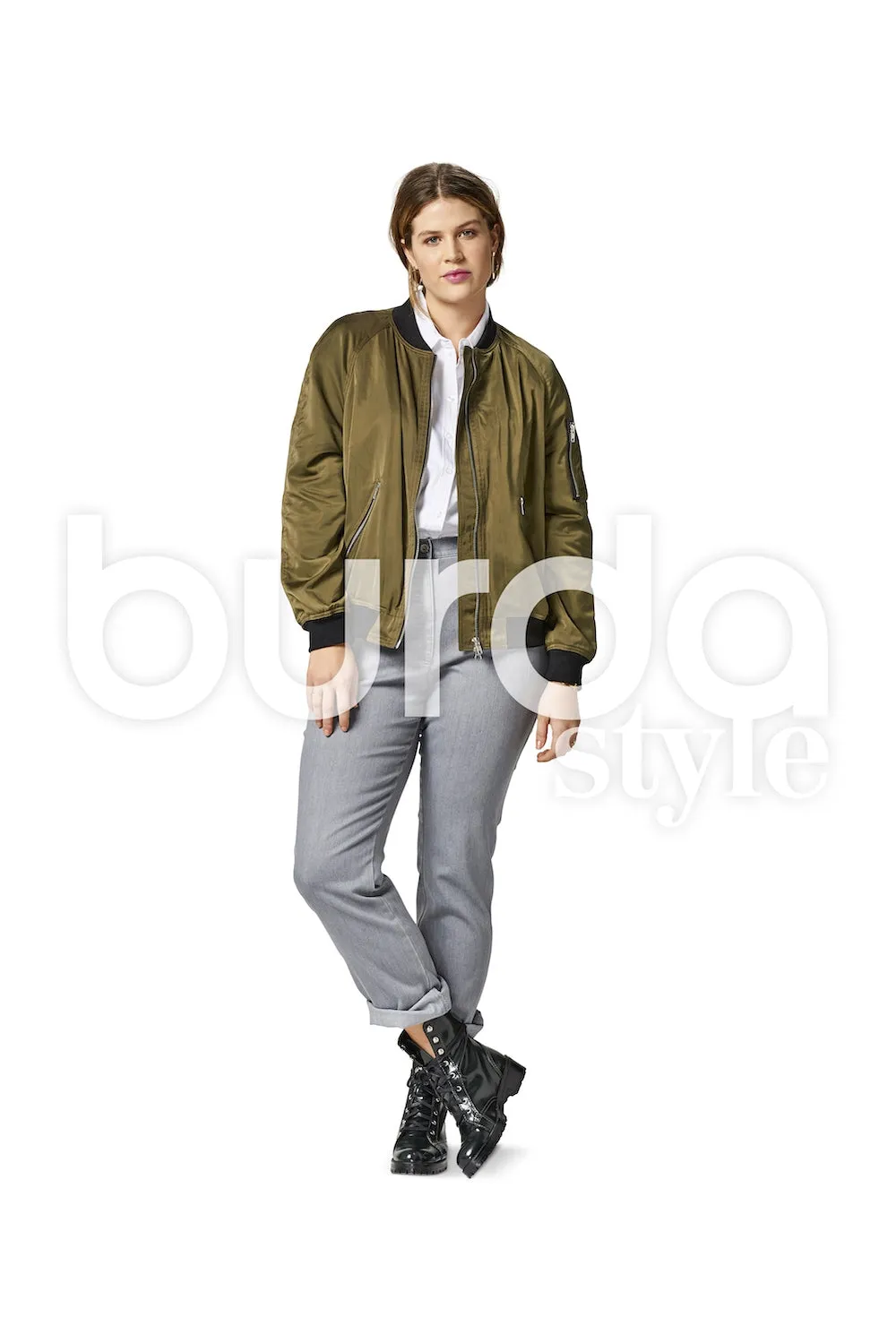 Burda Pattern 6489 Misses' Hooded Jacket (18-32)
