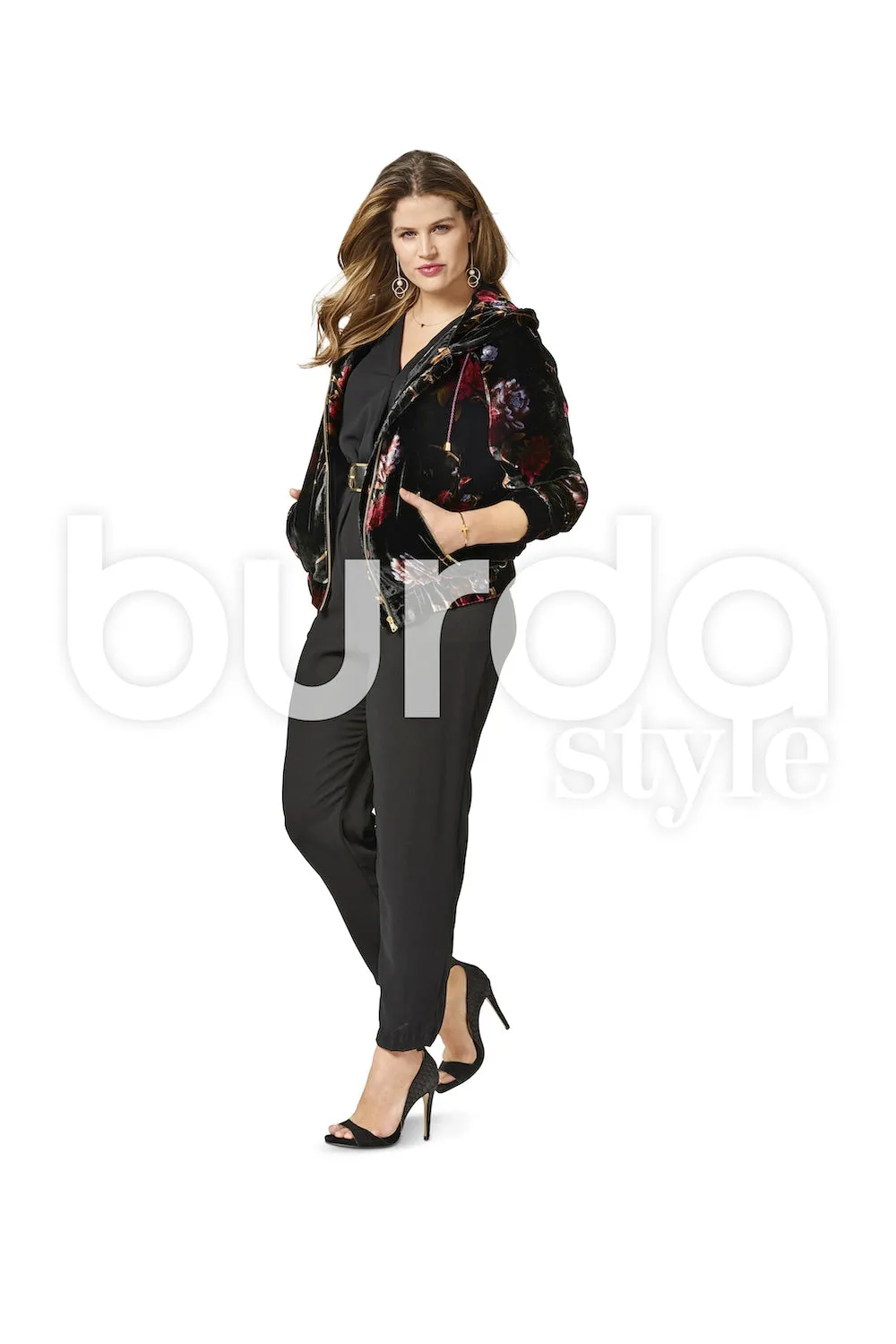 Burda Pattern 6489 Misses' Hooded Jacket (18-32)