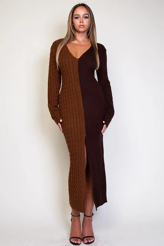 Carmen Color Block Dress
