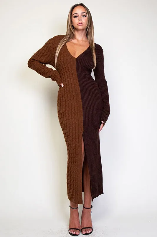 Carmen Color Block Dress