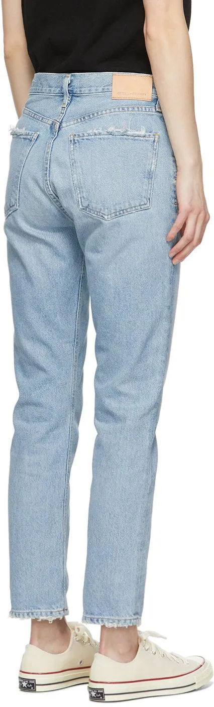 Citizens of Humanity Blue High-Rise Charlotte Jeans