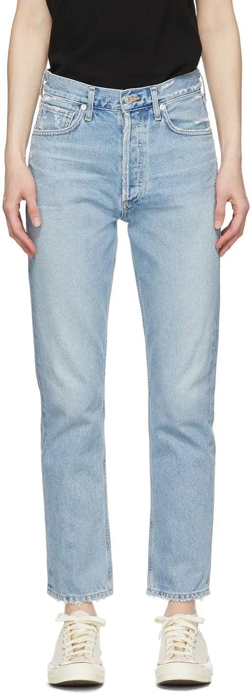 Citizens of Humanity Blue High-Rise Charlotte Jeans