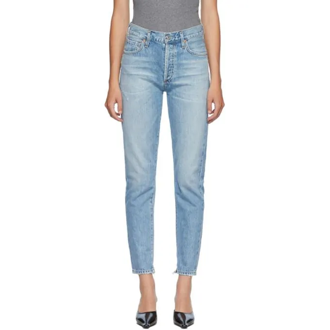 Citizens of Humanity Blue Liya Classic Fit Jeans