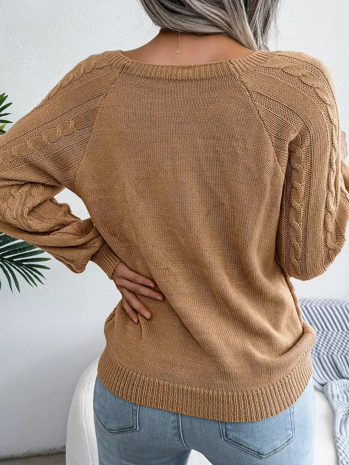 Classic Comfort Square Neck Sweater