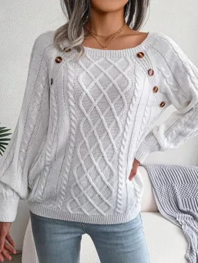 Classic Comfort Square Neck Sweater