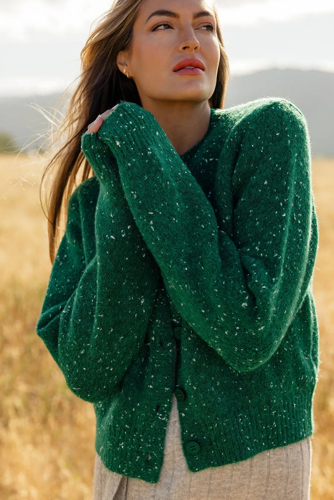 Defying Gravity Speckled Cardigan