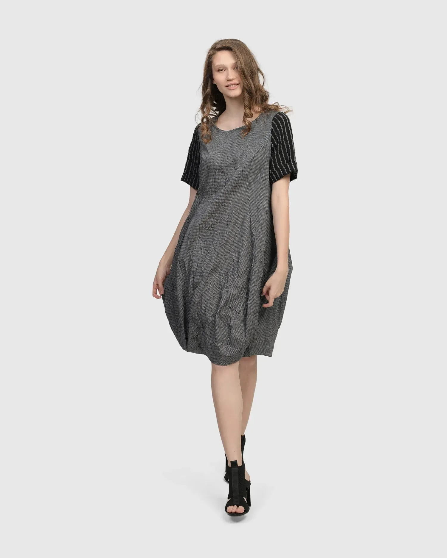 Demeter Relaxed Cocoon Dress, Mix