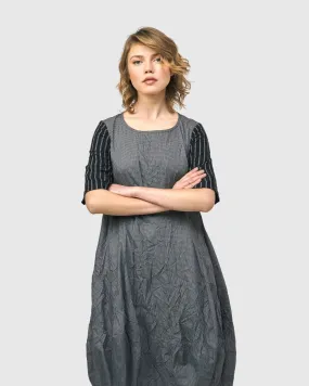 Demeter Relaxed Cocoon Dress, Mix