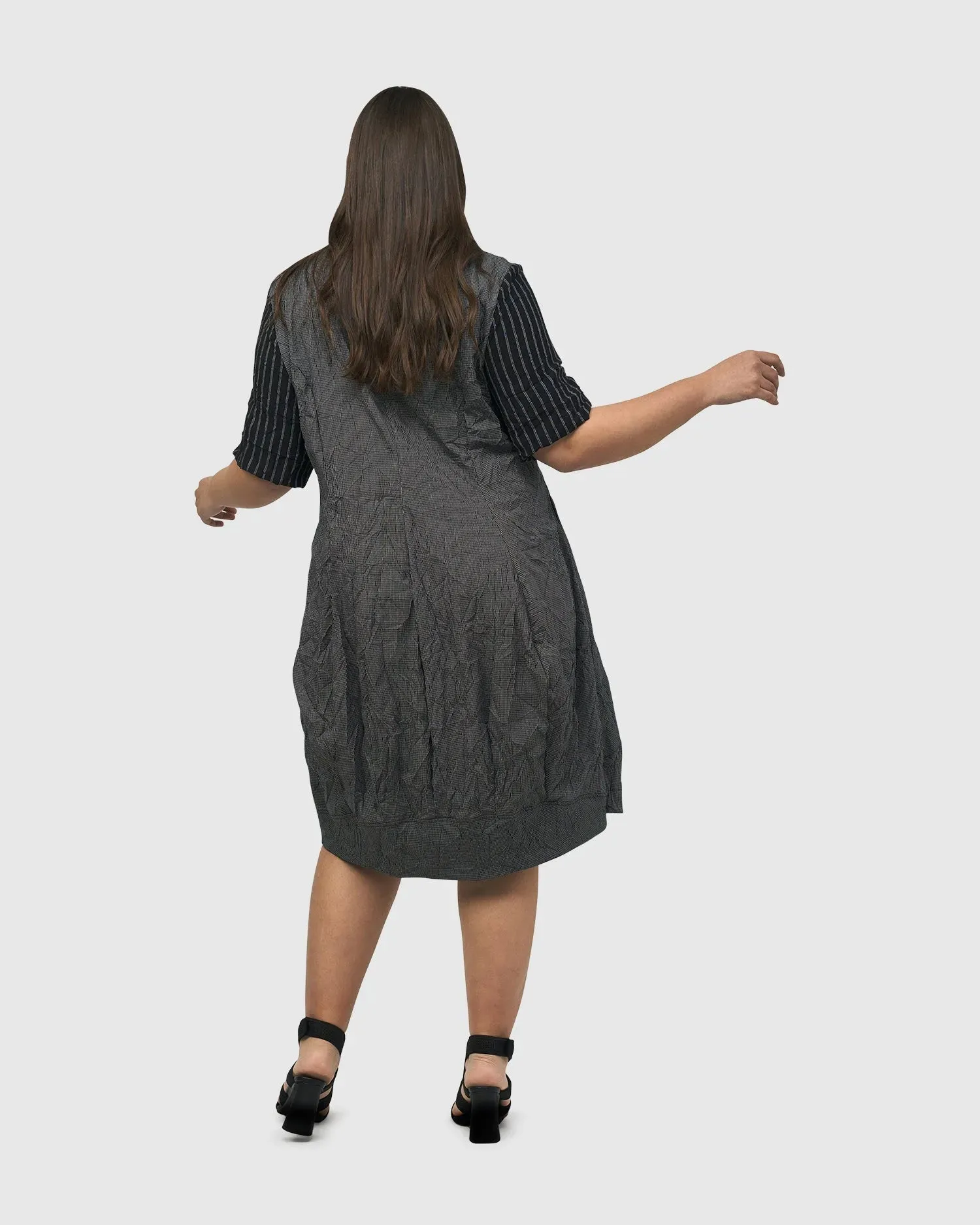 Demeter Relaxed Cocoon Dress, Mix