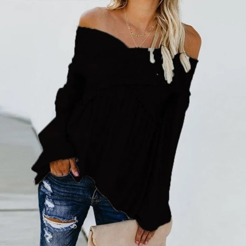 Elegant Sexy Women Off Shoulder Blouses
