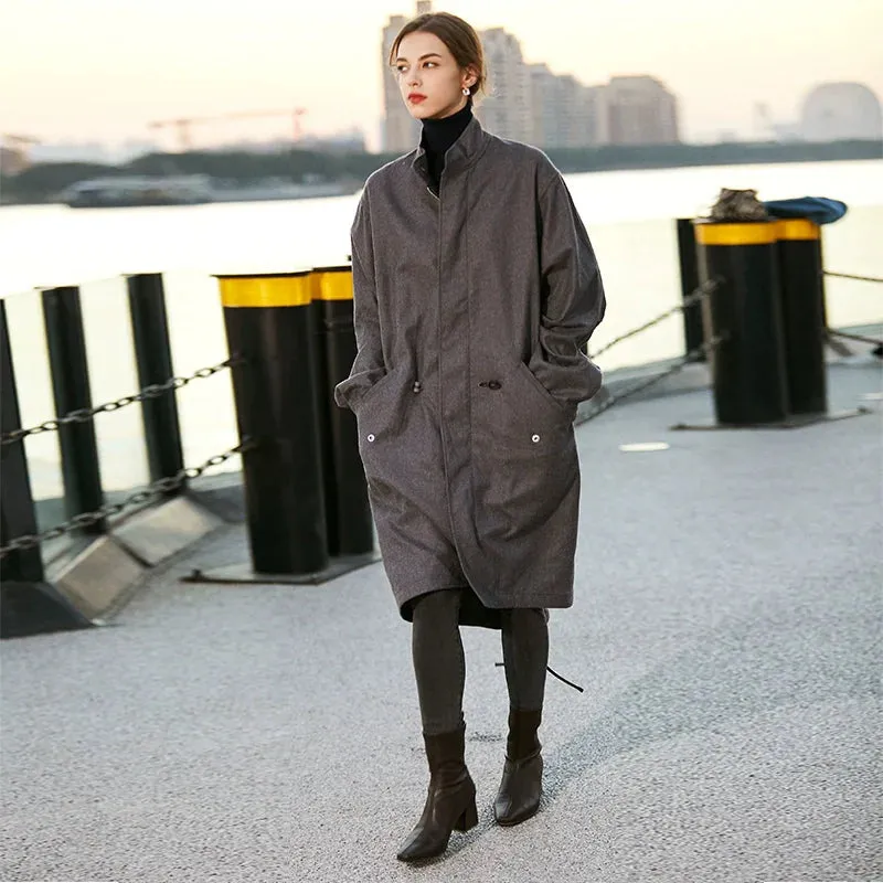 European Wool Trench Coat
