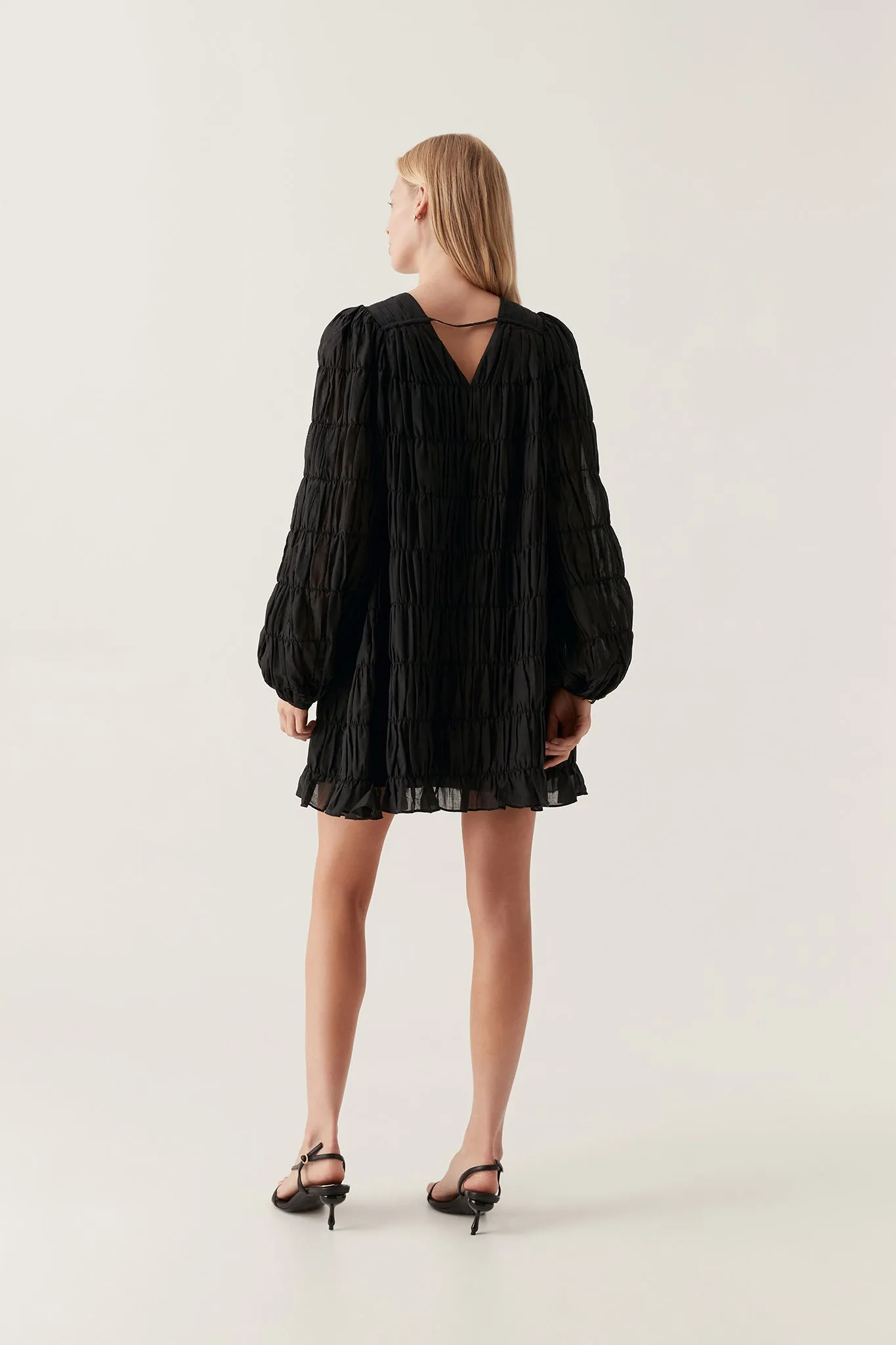 Evelina Ruched Mini Dress