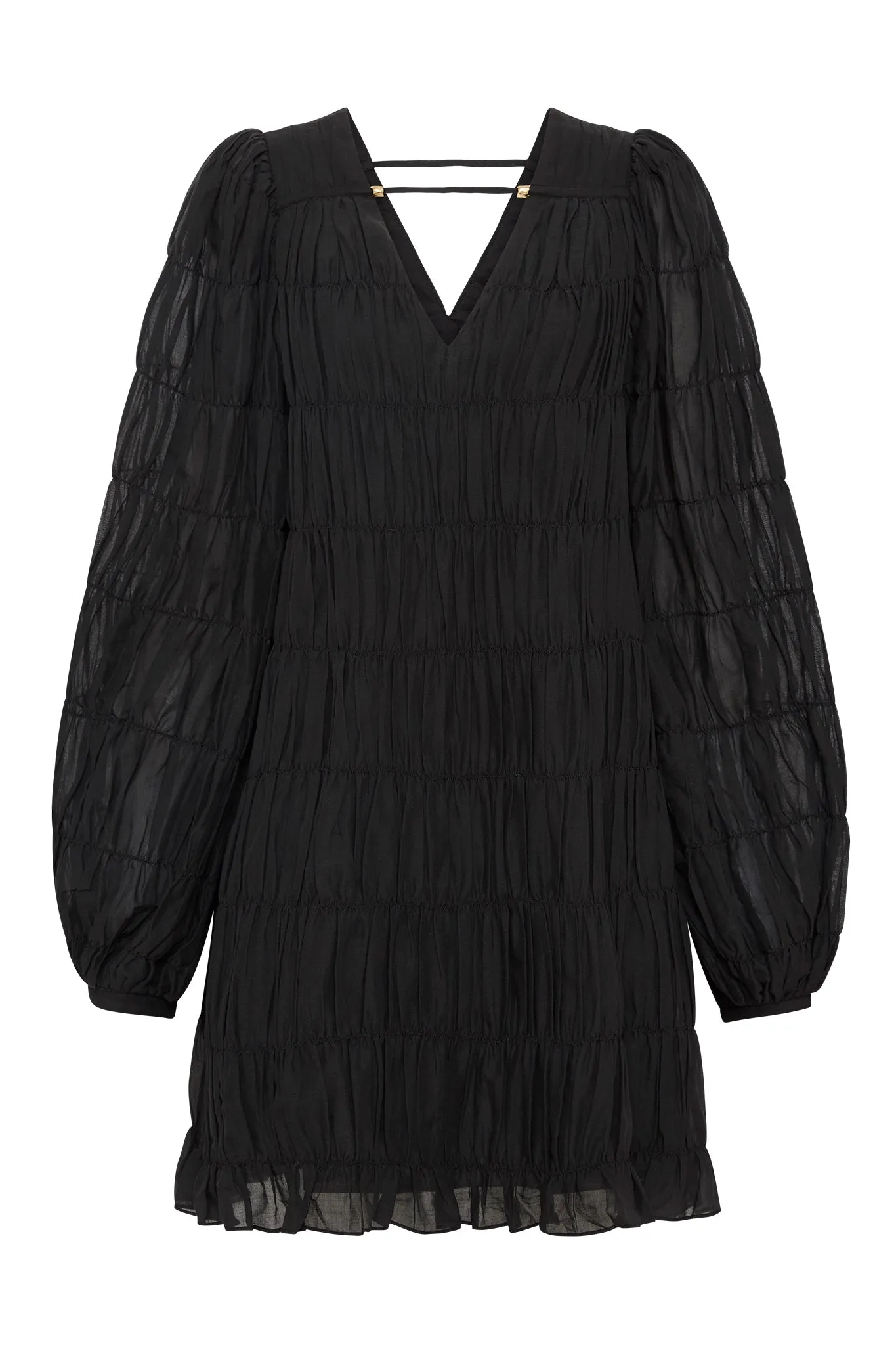 Evelina Ruched Mini Dress