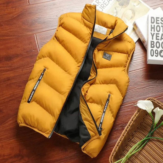 Fashion Mens Jacket Sleeveless Vest Spring