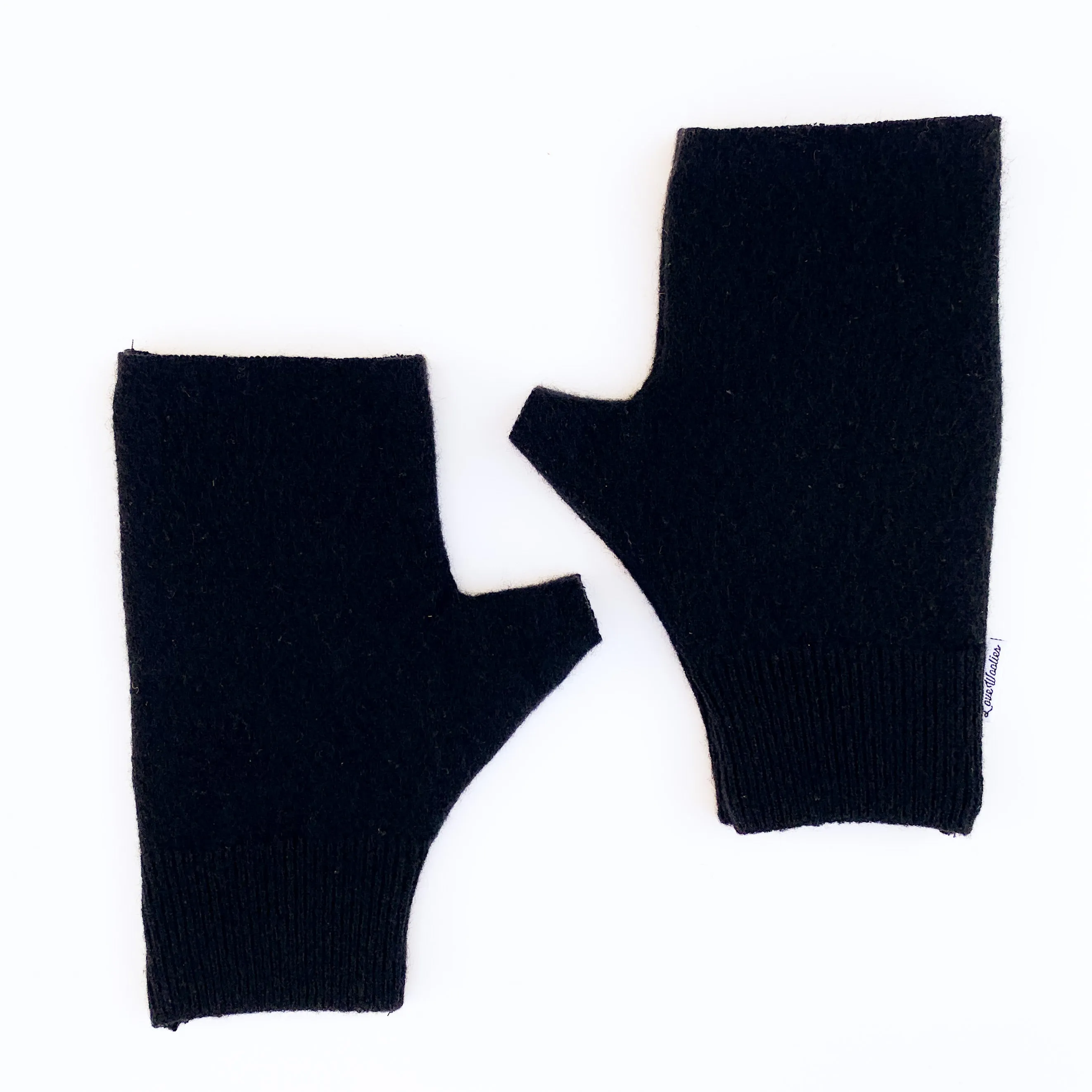Fingerless Mittens | Black