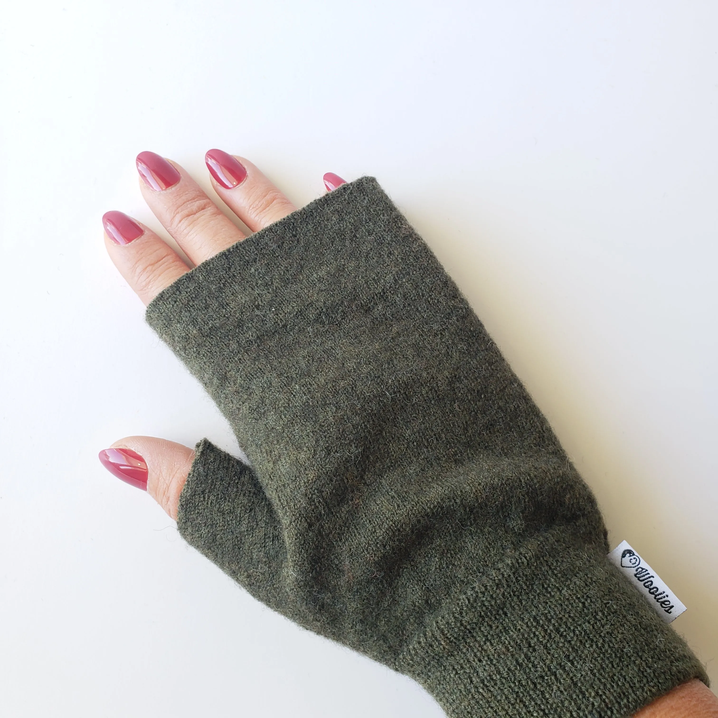 Fingerless Mittens | Black