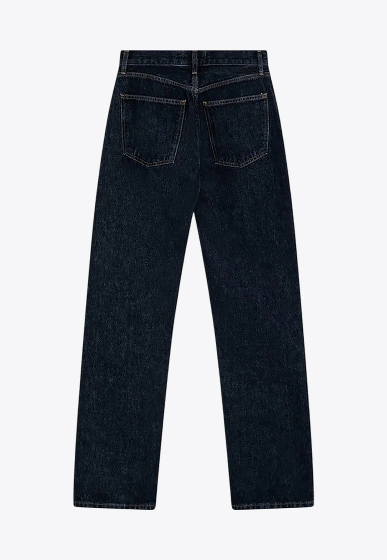 High-Rise Straight-Leg Jeans
