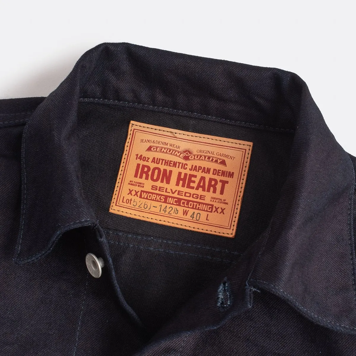 Indigo/Black 14oz Selvedge Denim Modified Type III