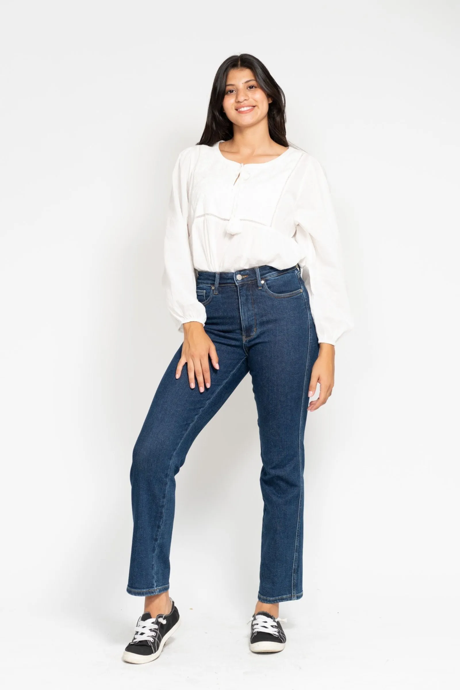 Judy Blue Tummy Control Classic Straight Jeans