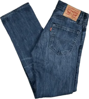 Levis Dark Wash 513 Mens Stretch Jeans - Size 28/32