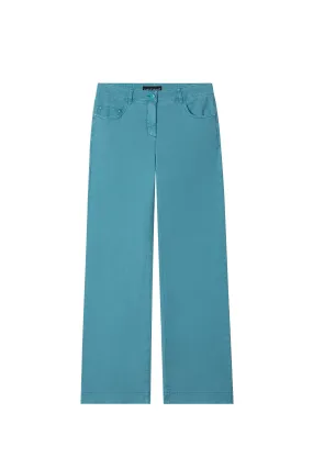 LUISA CERANO Teal Trousers