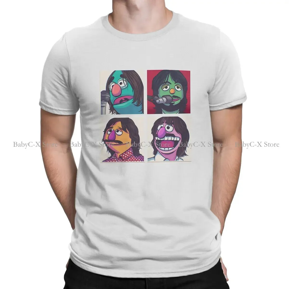 Muppet Muppet Fashion TShirts The Beatle Band Male Harajuku Tops T Shirt O Neck