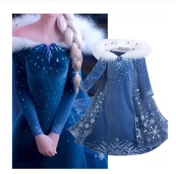 Princess dress Christmas Halloween party costume children birthday