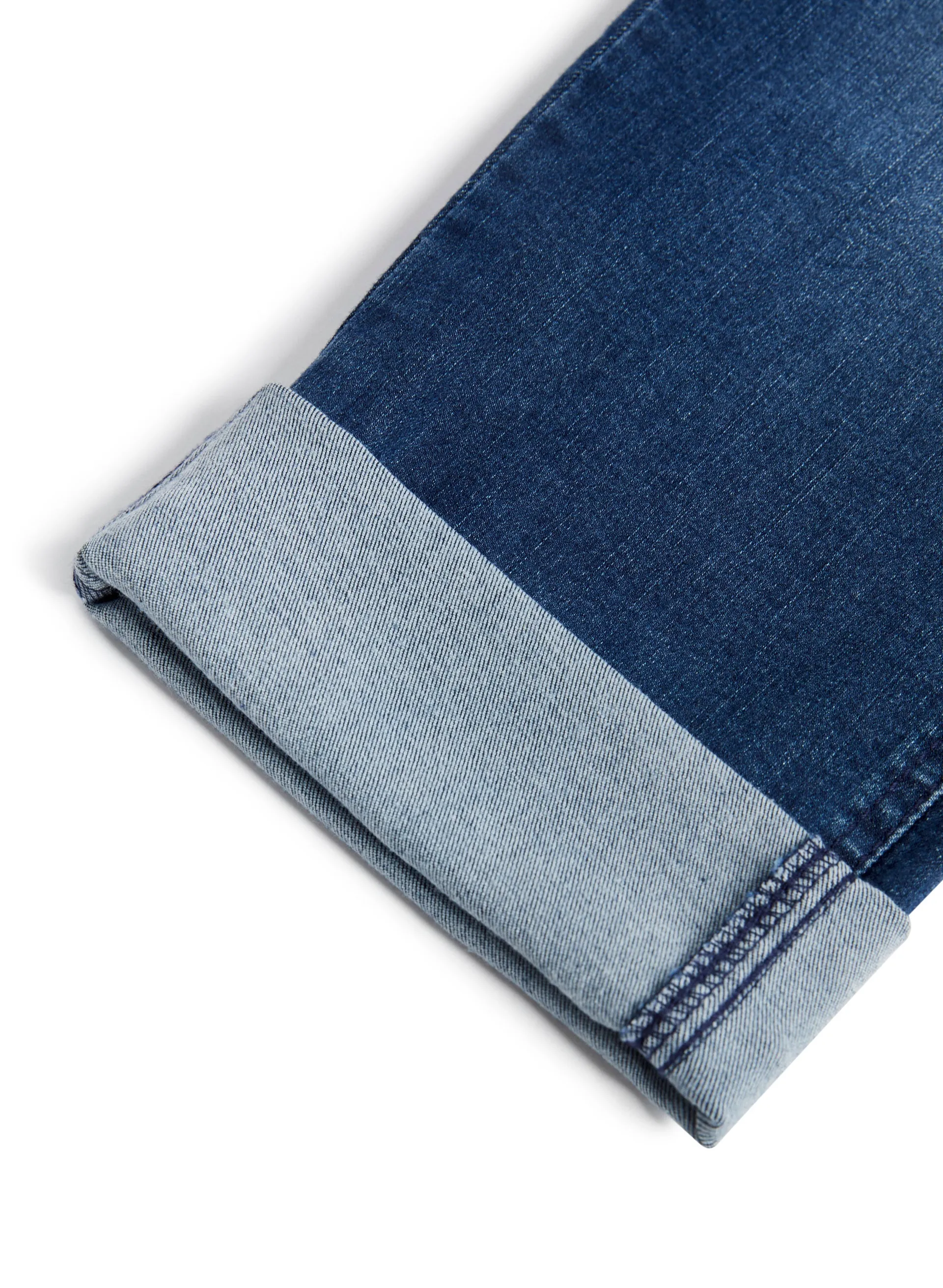 Pull-On Denim Capris