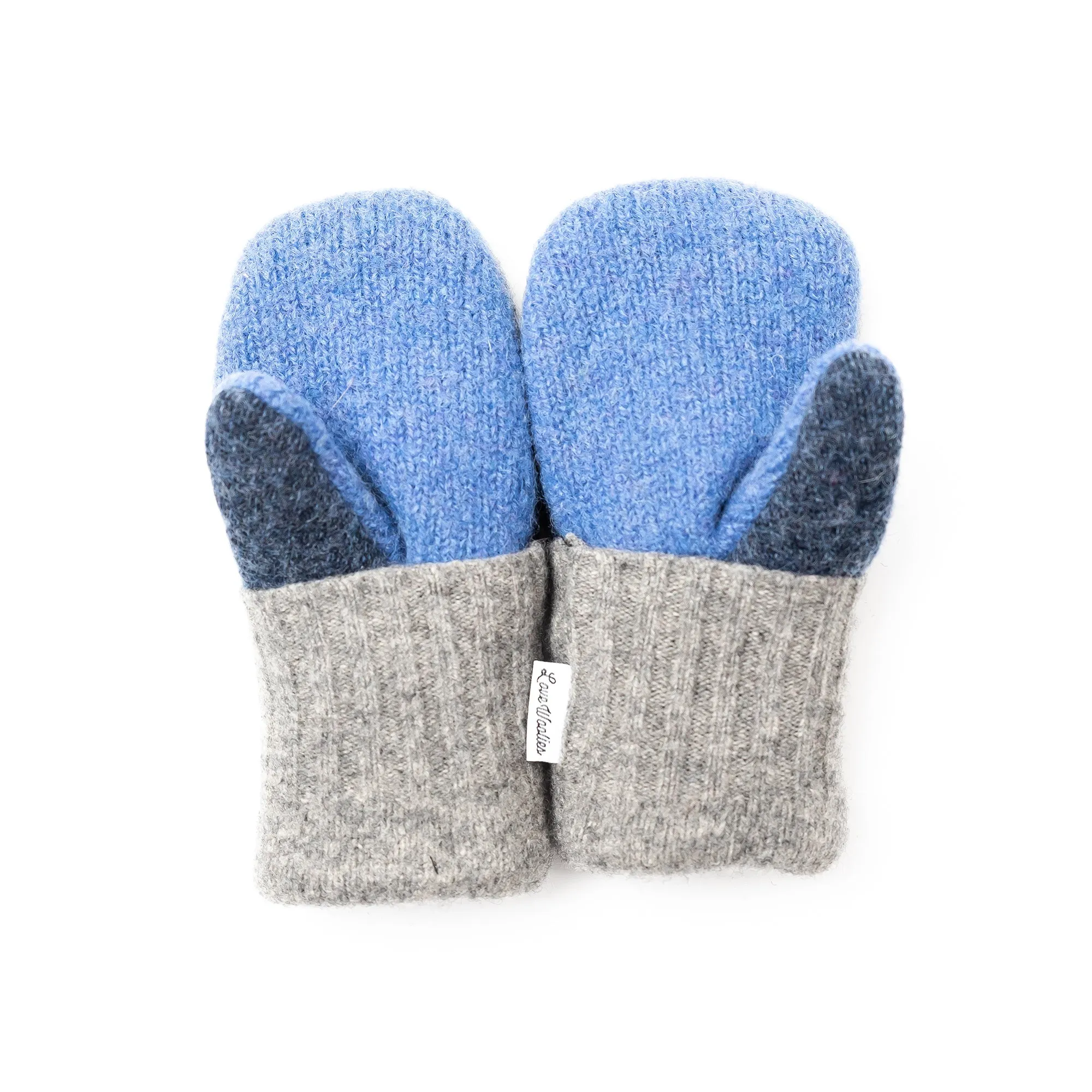 Small Kid's Wool Sweater Mittens | Aurora