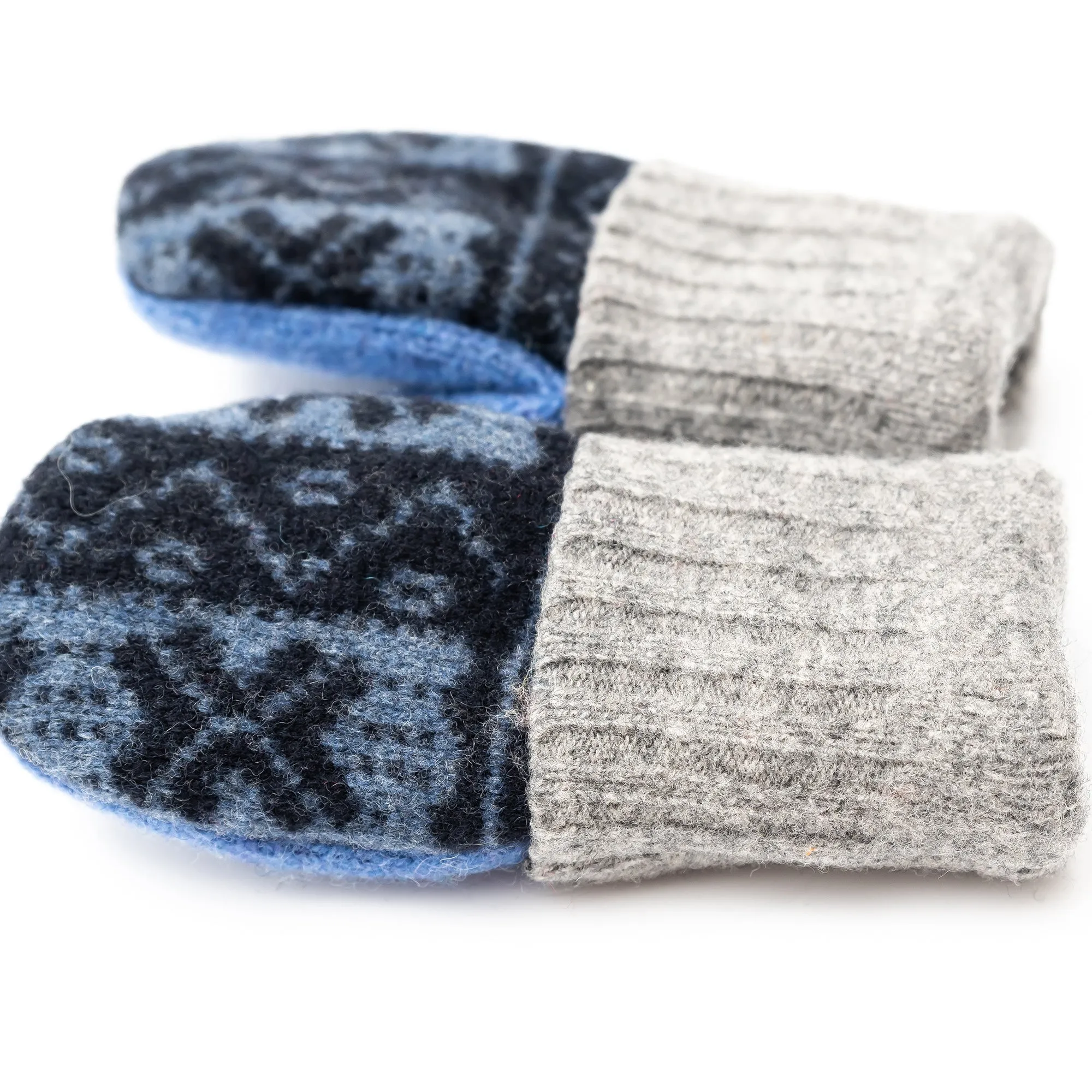 Small Kid's Wool Sweater Mittens | Aurora