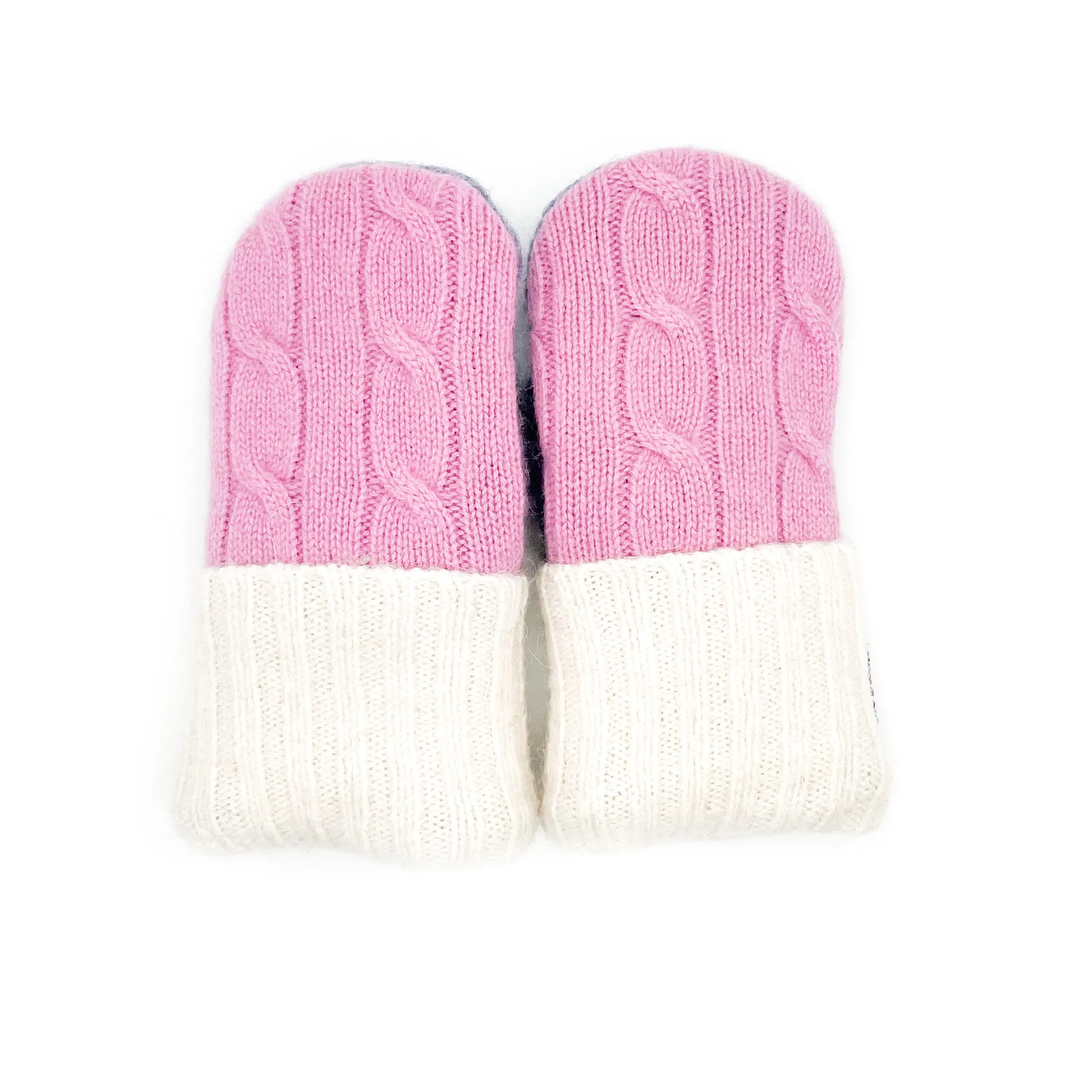 Small Kid's Wool Sweater Mittens | Girly Girl