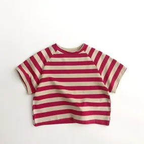 Striped Children's Short-Sleeved T-Shirt