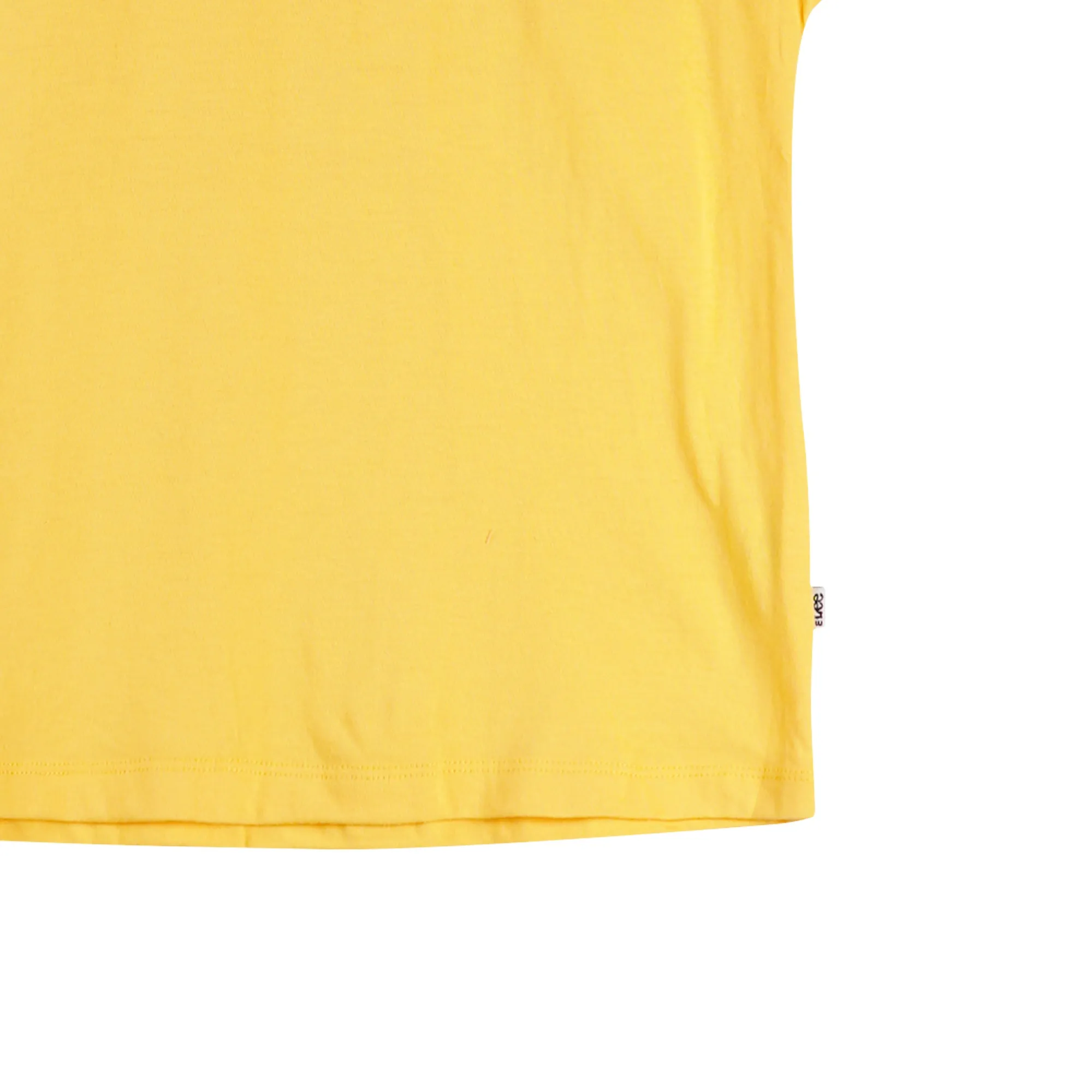 Stylistic Mr. Lee Ladies Basic Tees for Women Trendy Fashion High Quality Apparel Comfortable Casual Tops for Women Boxy Fit 144288-U (Yellow)