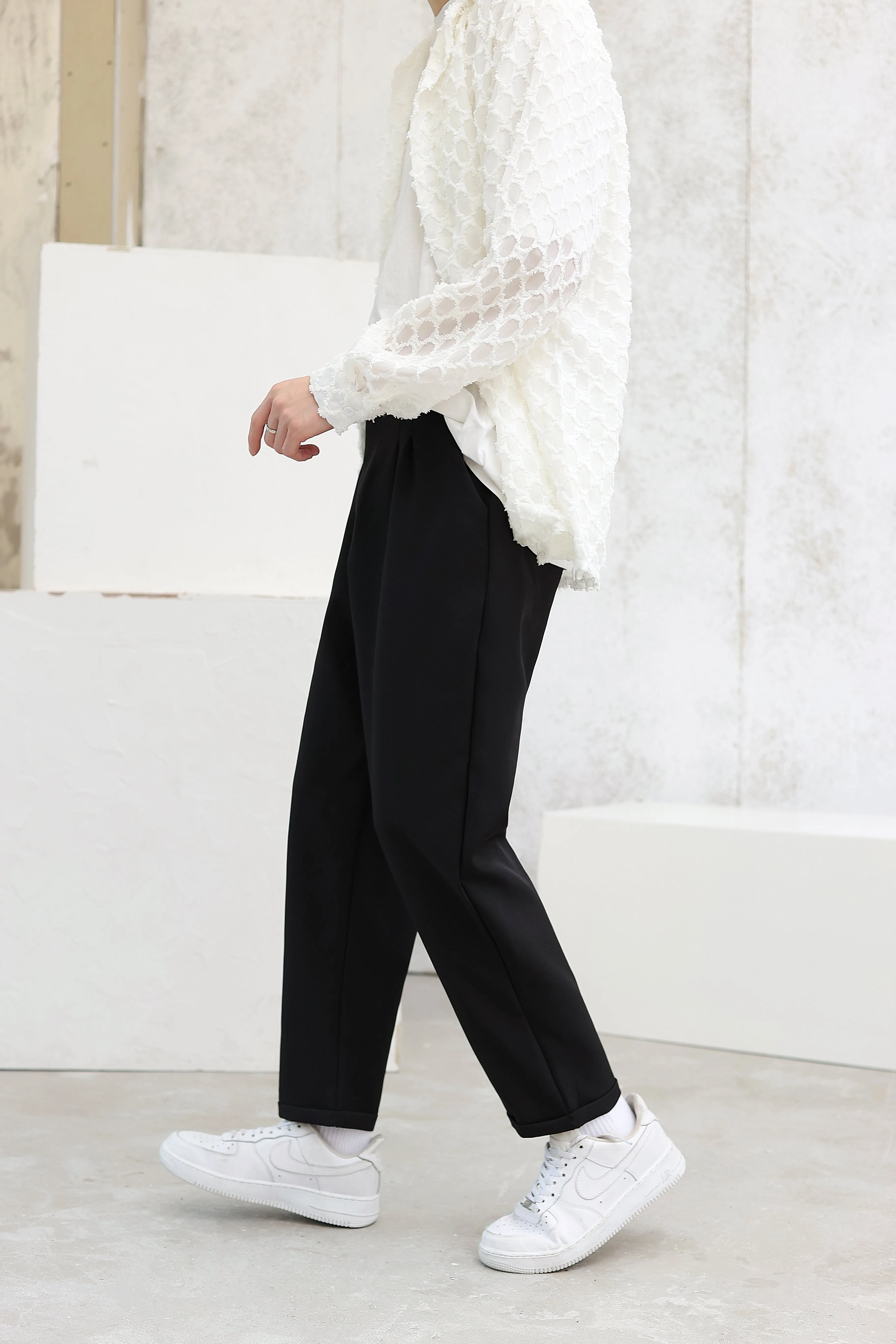 Tapered Suit Trousers