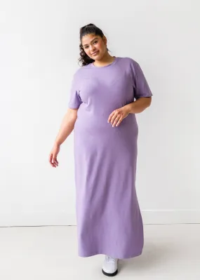 The Maxi T-Shirt Dress in Lavender