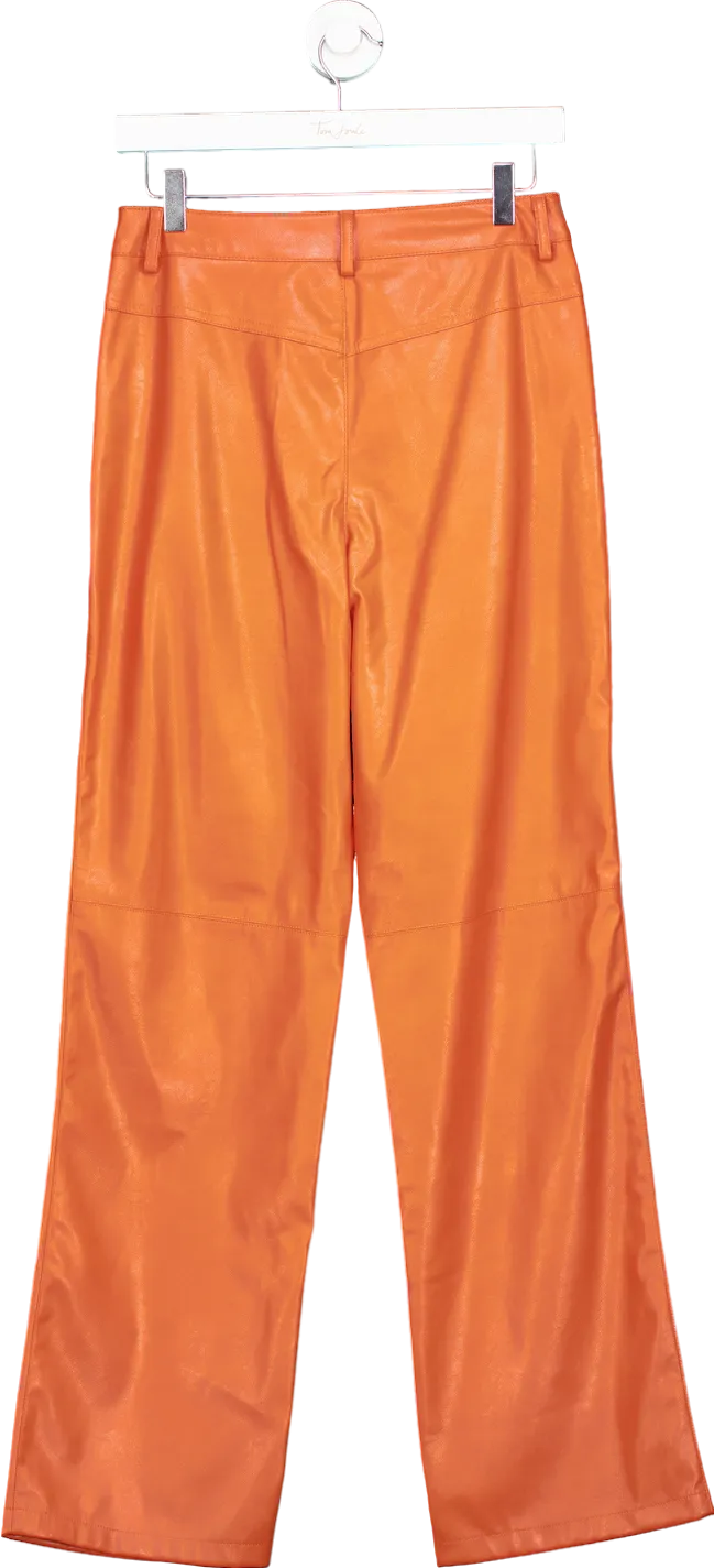 Urban Outfitters Orange Polly PU Trousers S