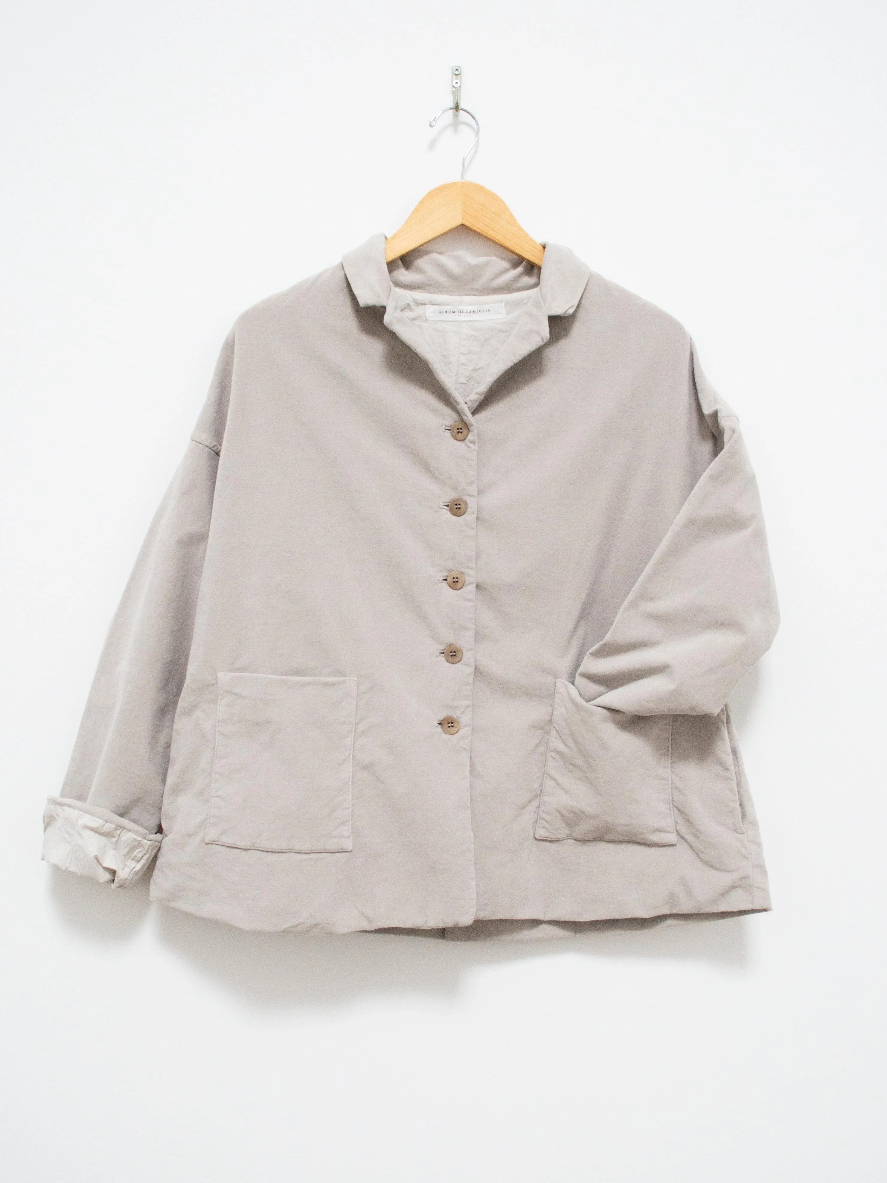 Velvet Loose Blazer - Cappuccino