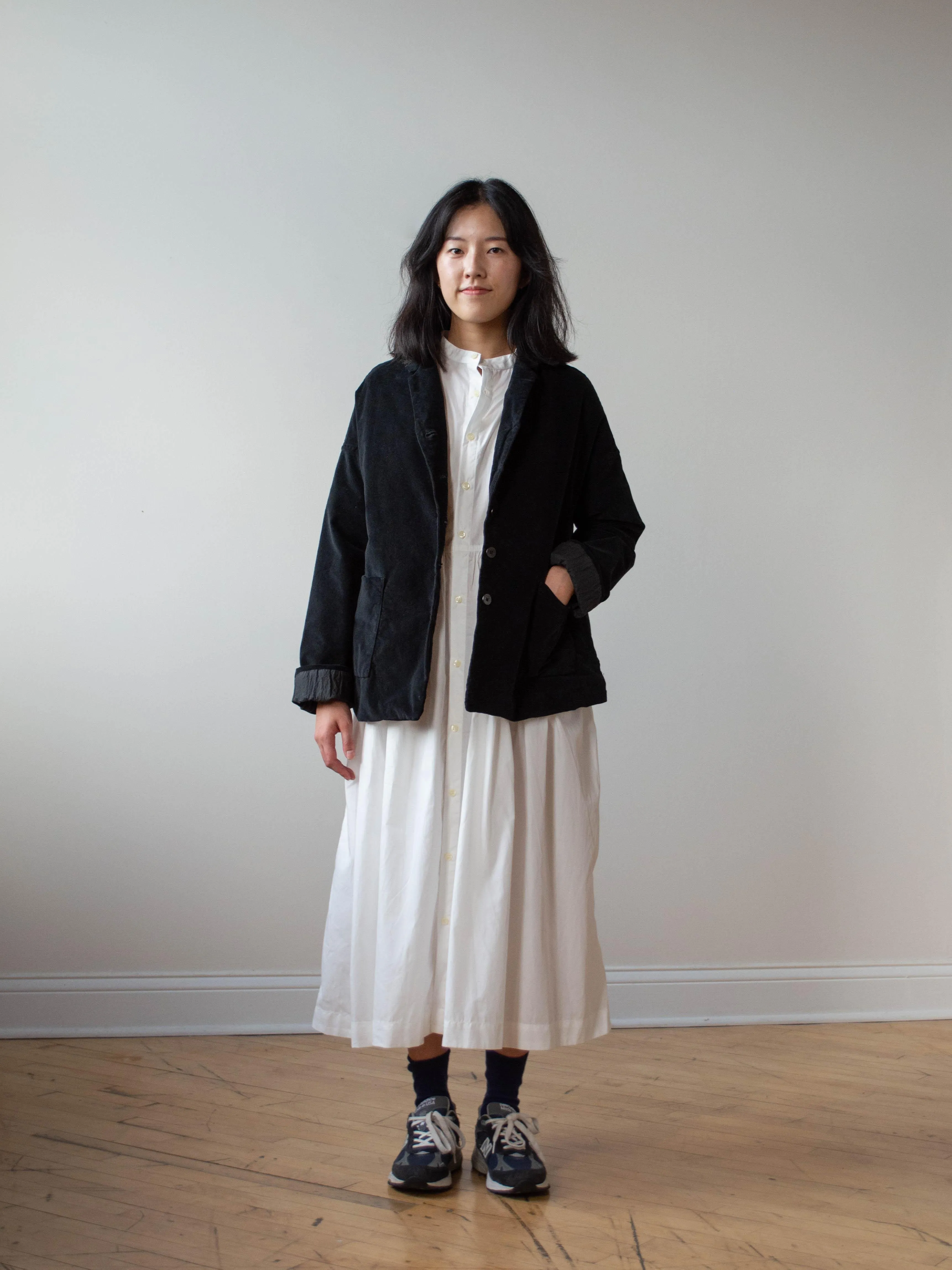 Velvet Loose Blazer - Cappuccino