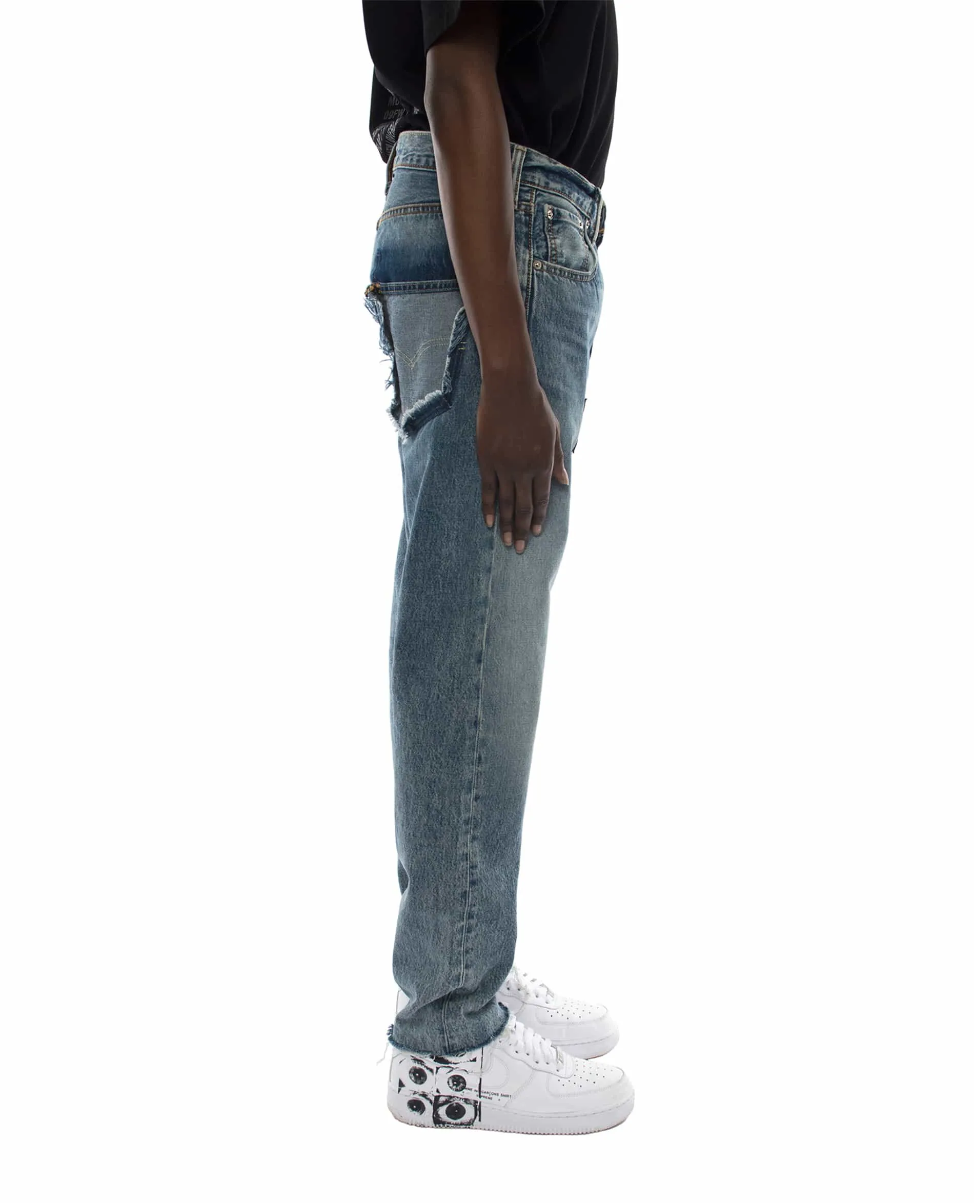 Vickie Washed Blue Jeans