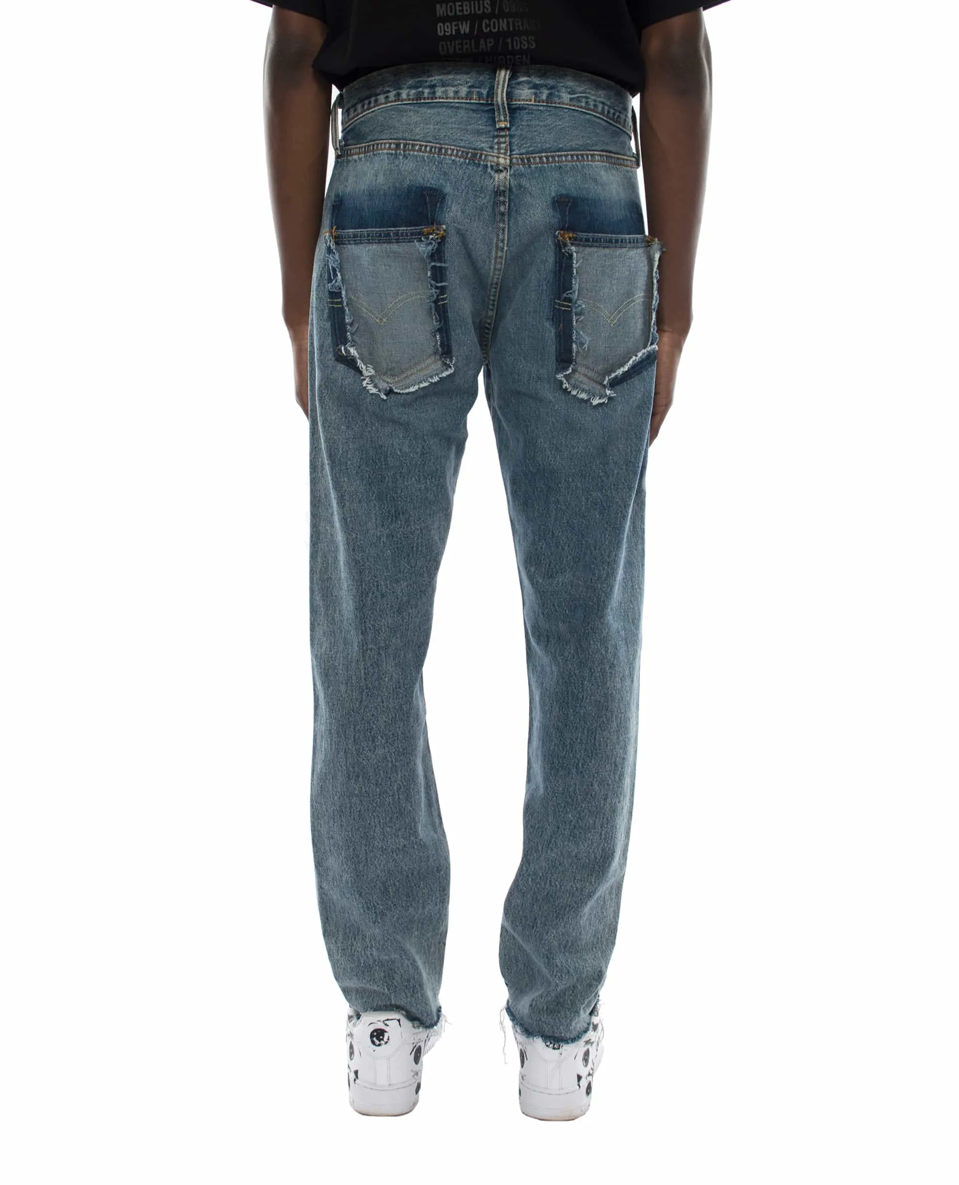 Vickie Washed Blue Jeans