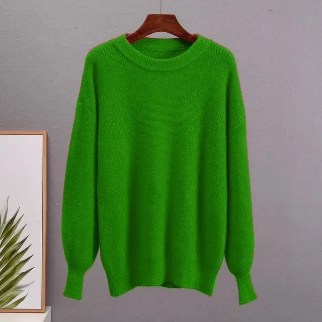 Warm Ladies  Sweater Women Knitwear Knitted Sweaters