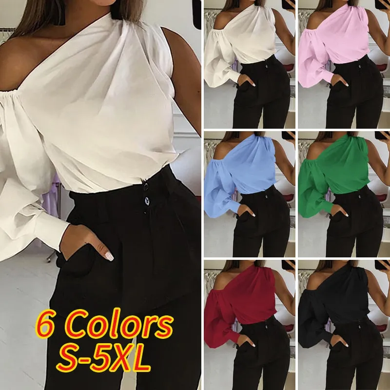 Women's Elegant Long Sleeve Blouses